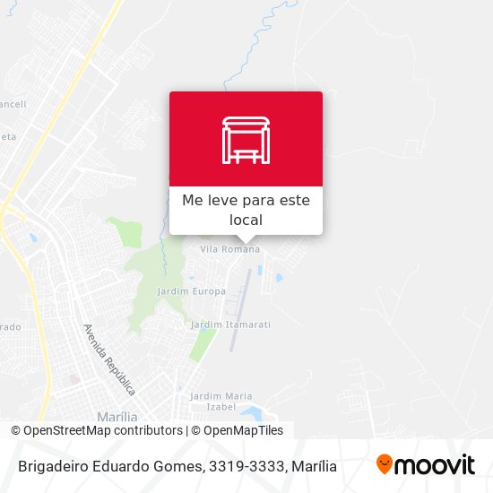 Brigadeiro Eduardo Gomes, 3319-3333 mapa