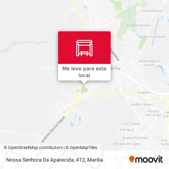 Nossa Senhora Da Aparecida, 412 mapa