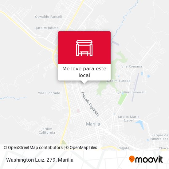 Washington Luiz, 279 mapa