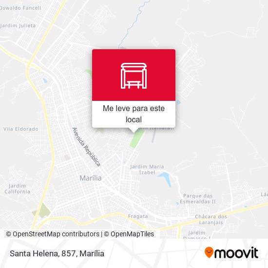 Santa Helena, 857 mapa