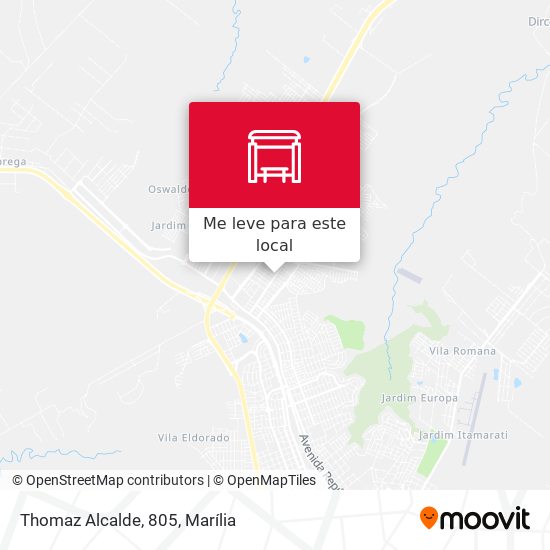 Thomaz Alcalde, 805 mapa