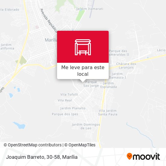 Joaquim Barreto, 30-58 mapa