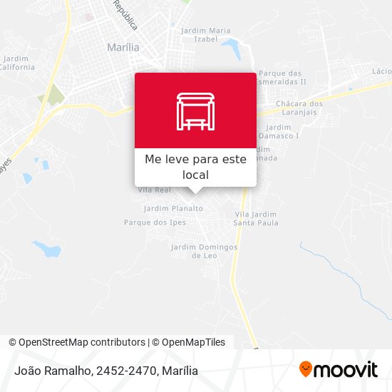 João Ramalho, 2452-2470 mapa