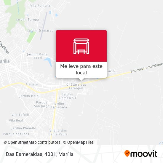 Das Esmeraldas, 4001 mapa