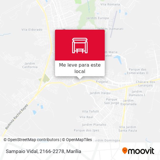 Sampaio Vidal, 2166-2278 mapa