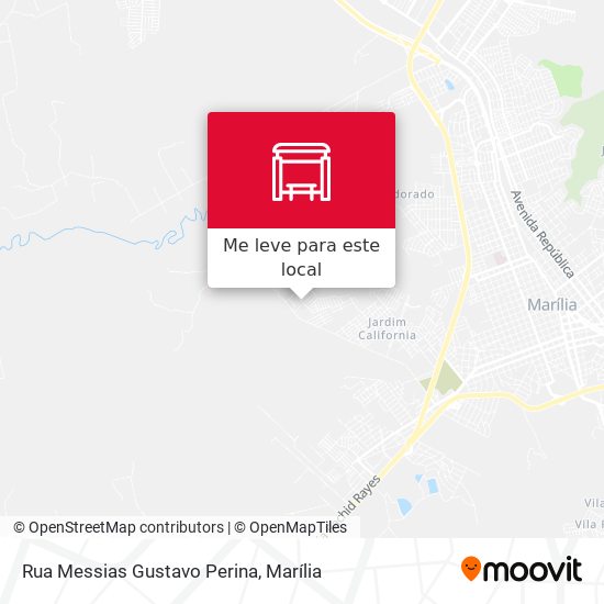 Rua Messias Gustavo Perina mapa