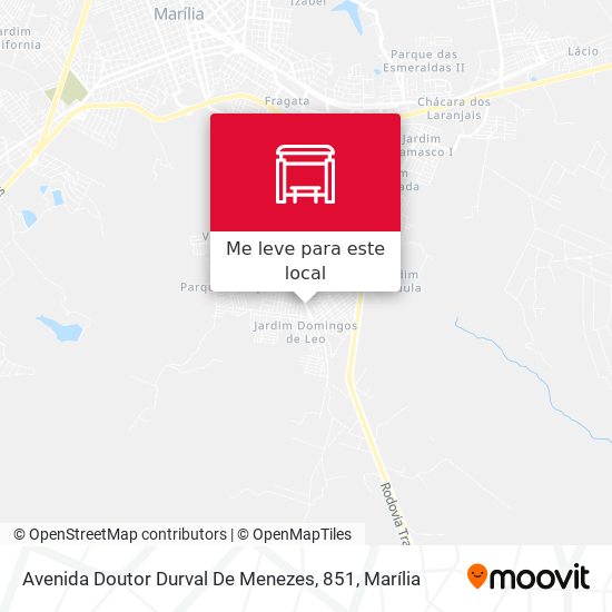 Avenida Doutor Durval De Menezes, 851 mapa