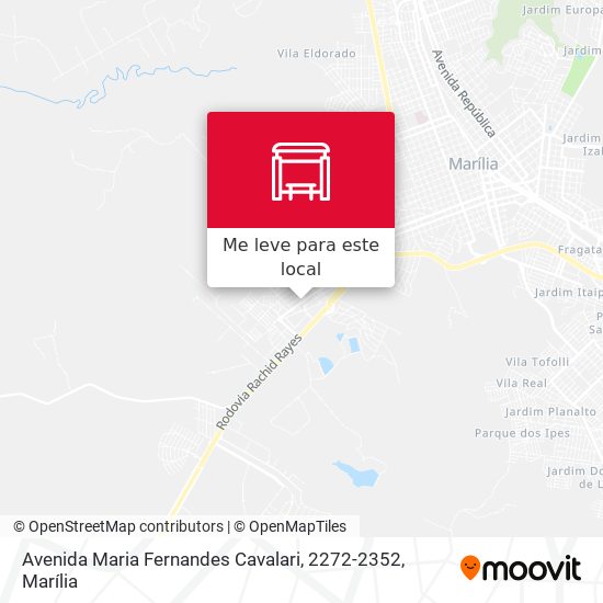 Avenida Maria Fernandes Cavalari, 2272-2352 mapa