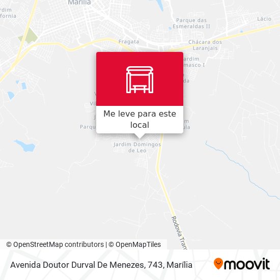 Avenida Doutor Durval De Menezes, 743 mapa