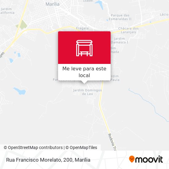 Rua Francisco Morelato, 200 mapa