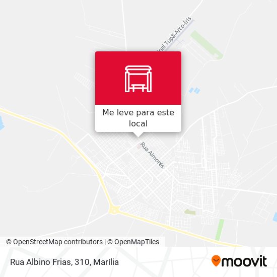 Rua Albino Frias, 310 mapa