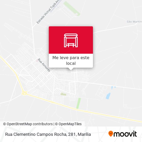 Rua Clementino Campos Rocha, 281 mapa