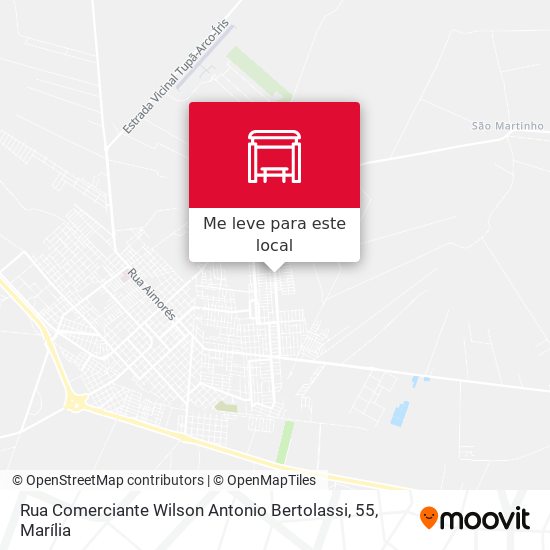 Rua Comerciante Wilson Antonio Bertolassi, 55 mapa