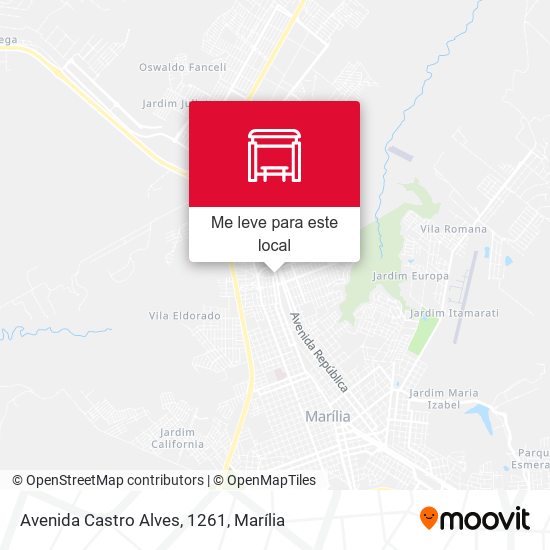 Avenida Castro Alves, 1261 mapa
