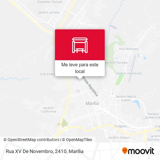 Rua XV De Novembro, 2410 mapa