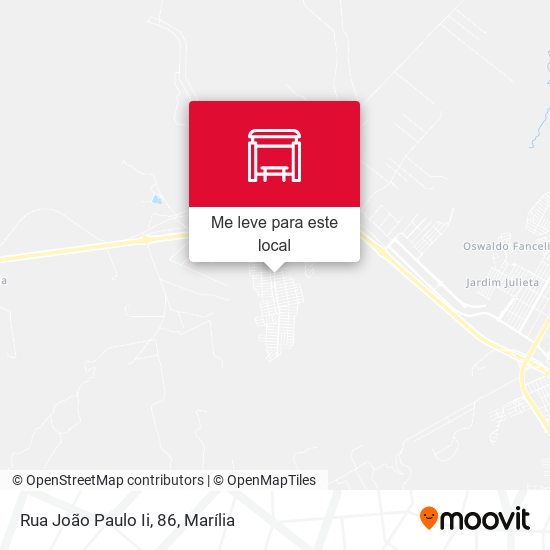 Rua João Paulo Ii, 86 mapa