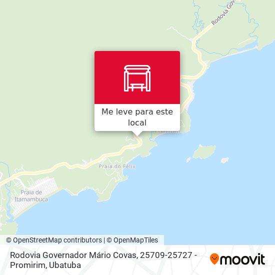 Rodovia Governador Mário Covas, 25709-25727 - Promirim mapa