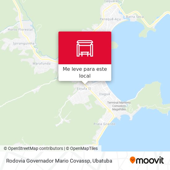 Rodovia Governador Mario Covassp mapa