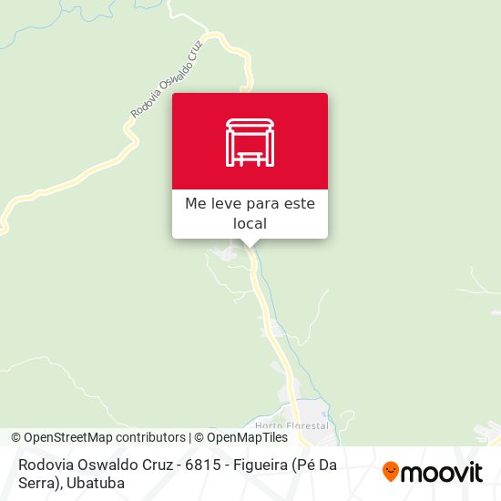 Rodovia Oswaldo Cruz -  6815 - Figueira (Pé Da Serra) mapa