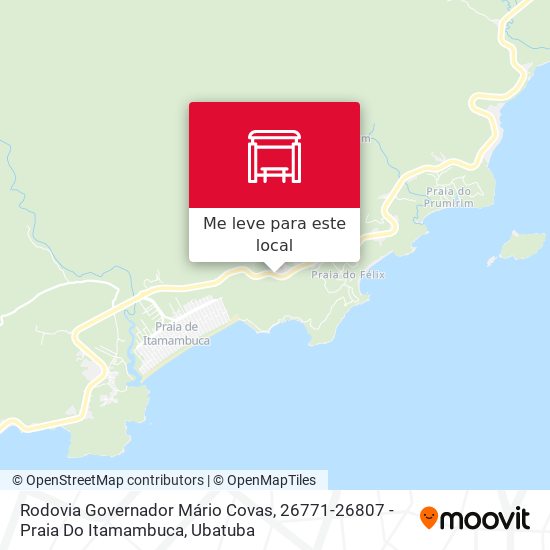 Rodovia Governador Mário Covas, 26771-26807 - Praia Do Itamambuca mapa