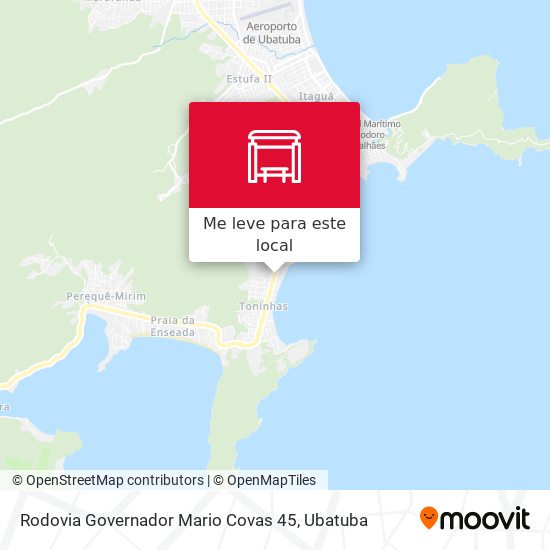 Rodovia Governador Mario Covas  45 mapa