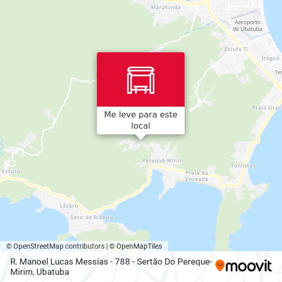 R. Manoel Lucas Messías -  788 - Sertão Do Pereque-Mirim mapa