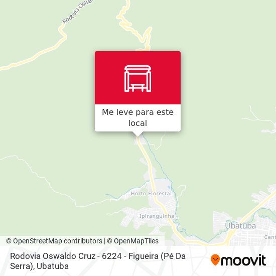 Rodovia Oswaldo Cruz -  6224 - Figueira (Pé Da Serra) mapa