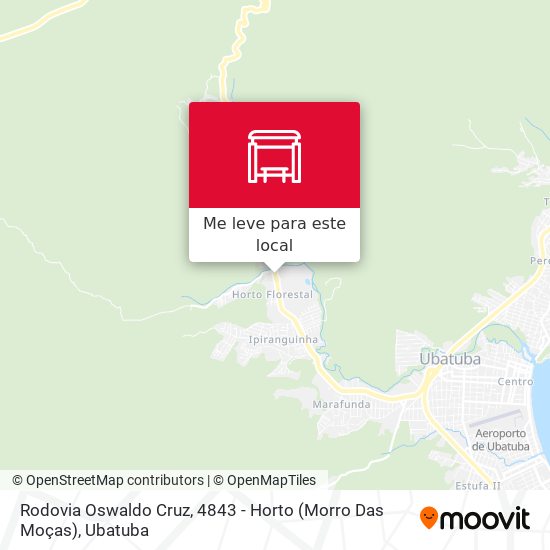 Rodovia Oswaldo Cruz, 4843 - Horto (Morro Das Moças) mapa