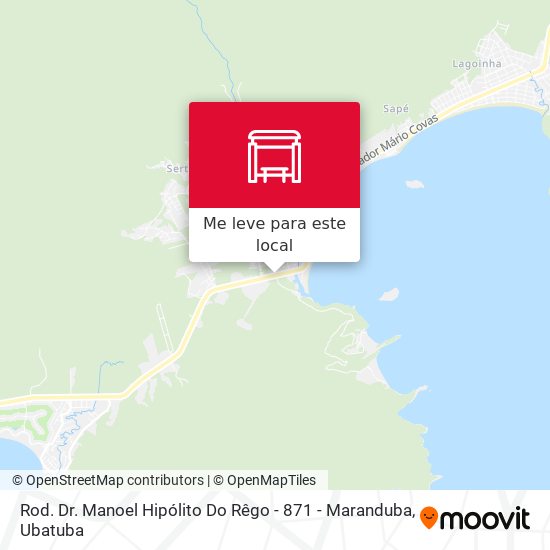 Rod. Dr. Manoel Hipólito Do Rêgo -  871 - Maranduba mapa
