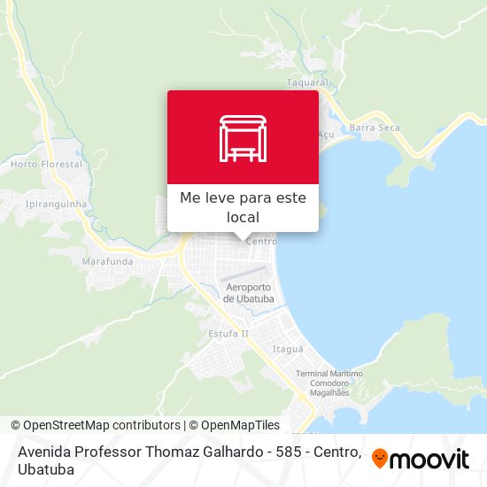 Avenida Professor Thomaz Galhardo -  585 - Centro mapa