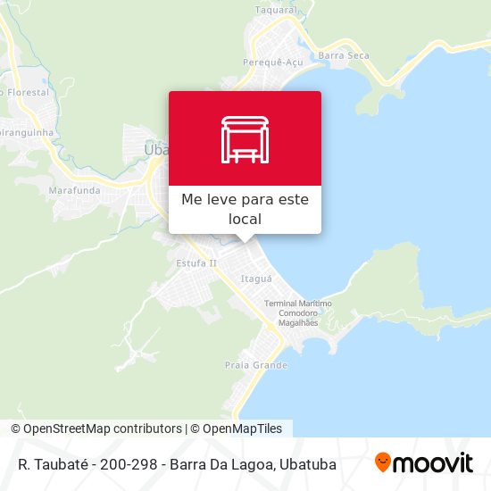 R. Taubaté -  200-298 - Barra Da Lagoa mapa