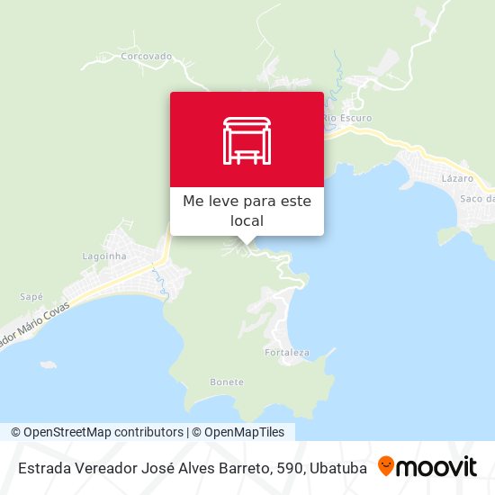 Estrada Vereador José Alves Barreto, 590 mapa