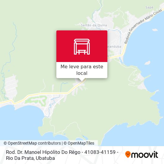 Rod. Dr. Manoel Hipólito Do Rêgo -  41083-41159 - Rio Da Prata mapa
