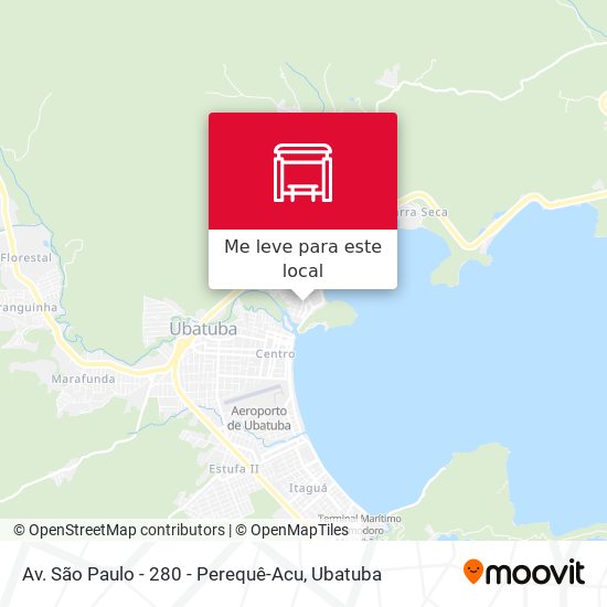 Av. São Paulo -  280 - Perequê-Acu mapa