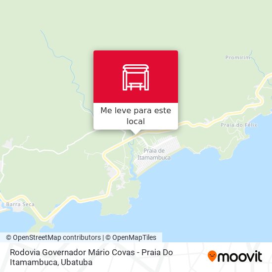 Rodovia Governador Mário Covas - Praia Do Itamambuca mapa