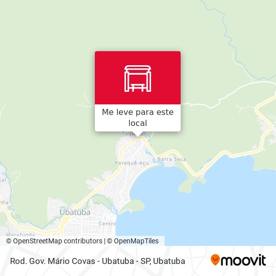 Rod. Gov. Mário Covas -  Ubatuba - SP mapa