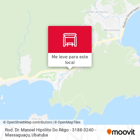 Rod. Dr. Manoel Hipólito Do Rêgo -  3188-3240 - Massaguaçu mapa