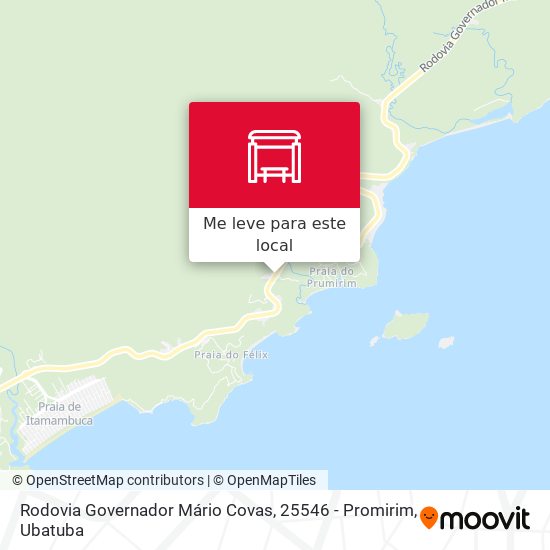 Rodovia Governador Mário Covas, 25546 - Promirim mapa