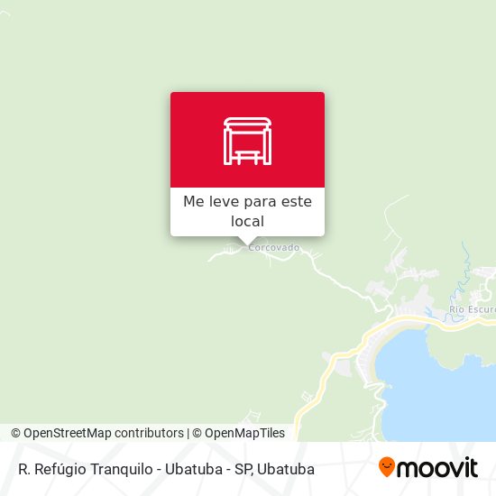 R. Refúgio Tranquilo -  Ubatuba - SP mapa