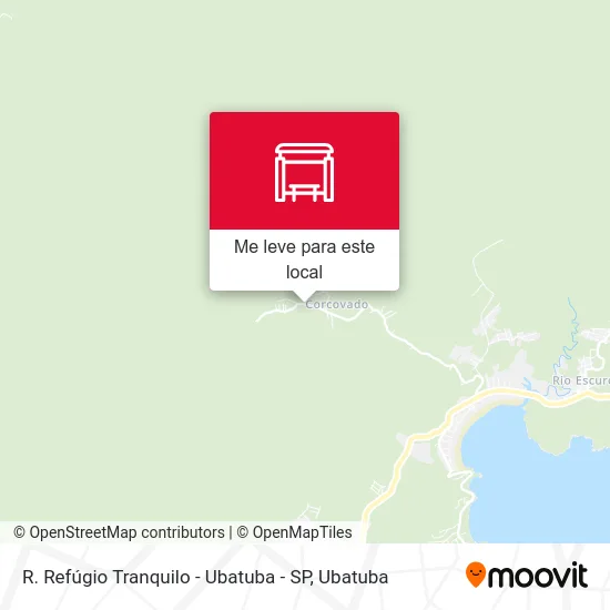 R. Refúgio Tranquilo -  Ubatuba - SP mapa