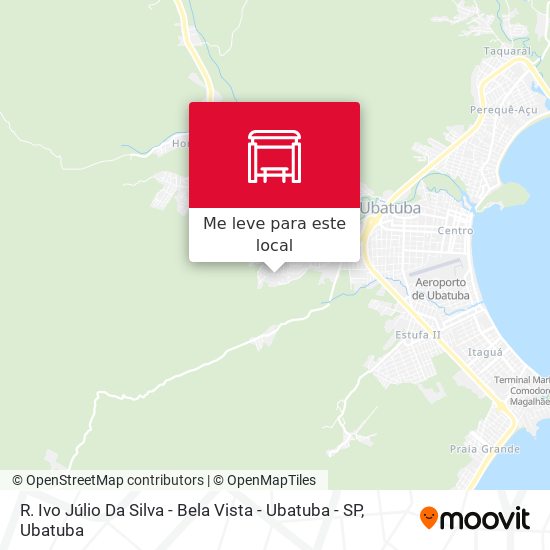 R. Ivo Júlio Da Silva - Bela Vista -  Ubatuba - SP mapa