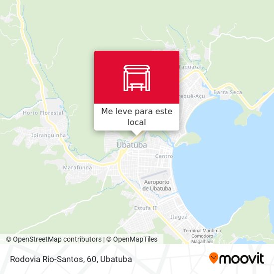 Rodovia Rio-Santos, 60 mapa