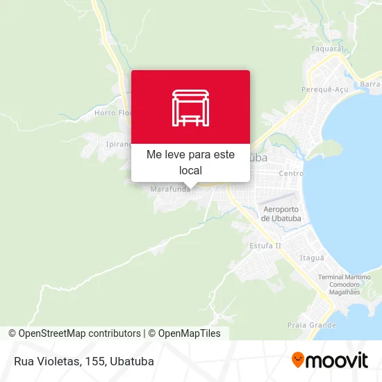 Rua Violetas, 155 mapa