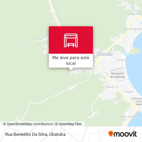 Rua Benedito Da Silva mapa