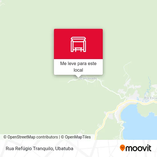 Rua Refúgio Tranquilo mapa