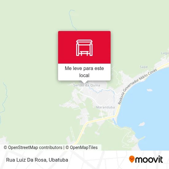 Rua Luiz Da Rosa mapa