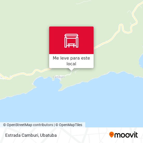 Estrada Camburi mapa