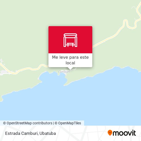 Estrada Camburi mapa