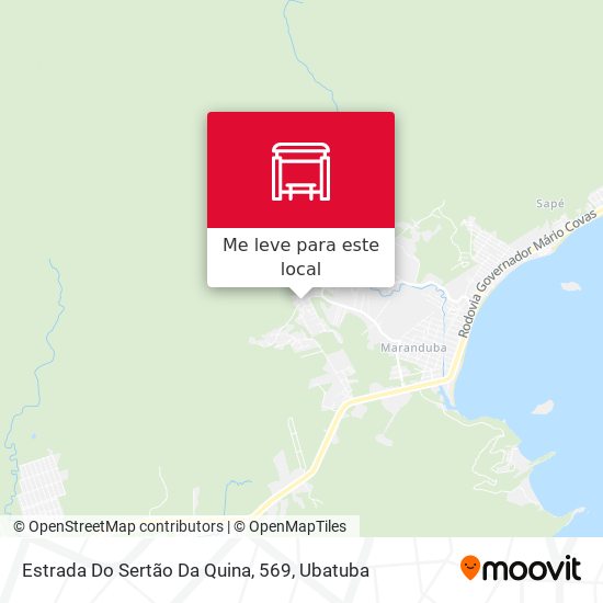 Estrada Do Sertão Da Quina, 569 mapa