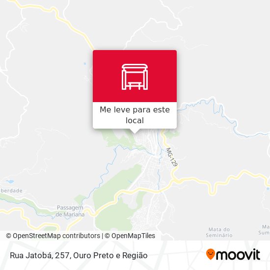 Rua Jatobá, 257 mapa